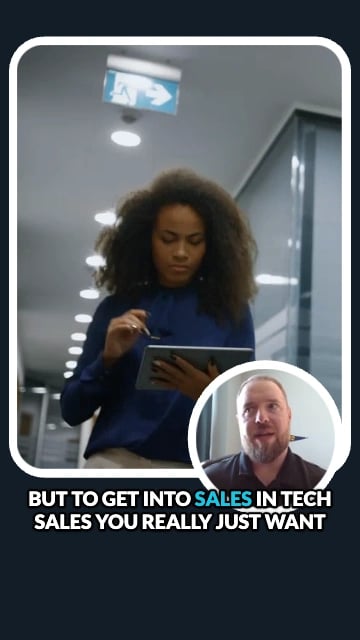 How do you get into Tech Sales?